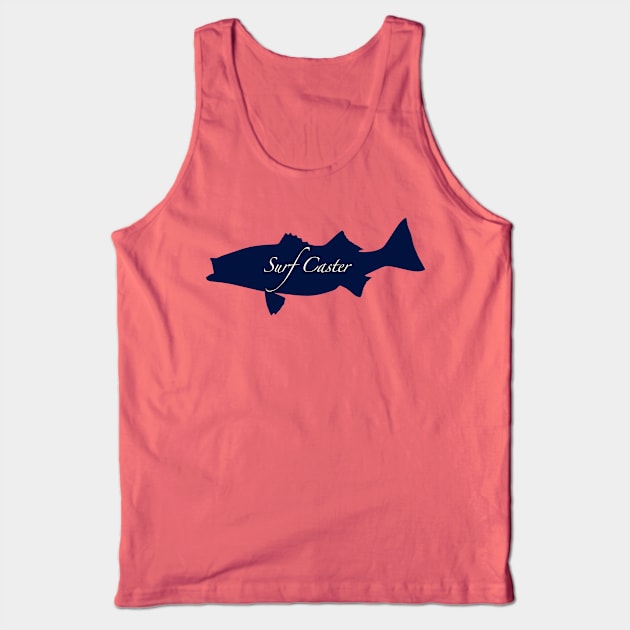 Surf Caster - Striped Bass Fishing Tank Top by  The best hard hat stickers 